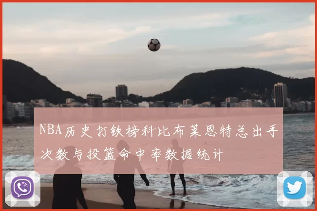 NBA历史打铁榜科比布莱恩特总出手次数与投篮命中率数据统计